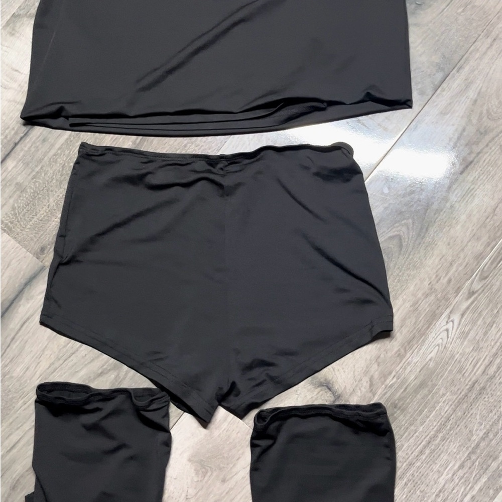 Black Off the shoulder 3 piece set